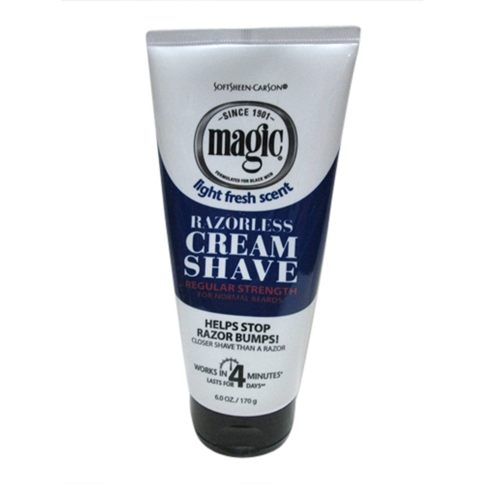 Magic razorless cream shave