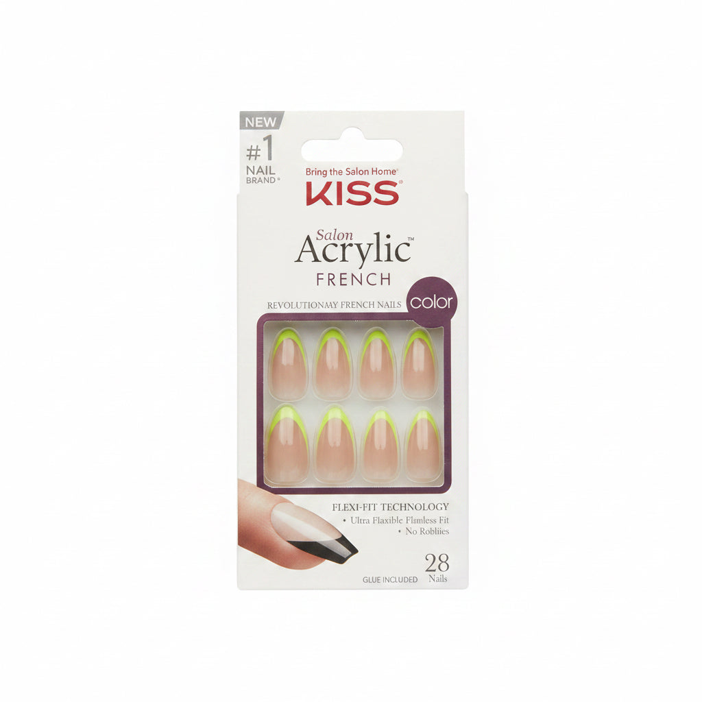 Kiss salon French color nails #2