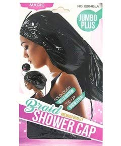 Magic Collection Conditioning N Shower Cap Braid Jumbo Black