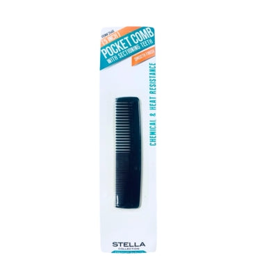 Stella 5" Pocket Comb W/ Sectioning Teeth