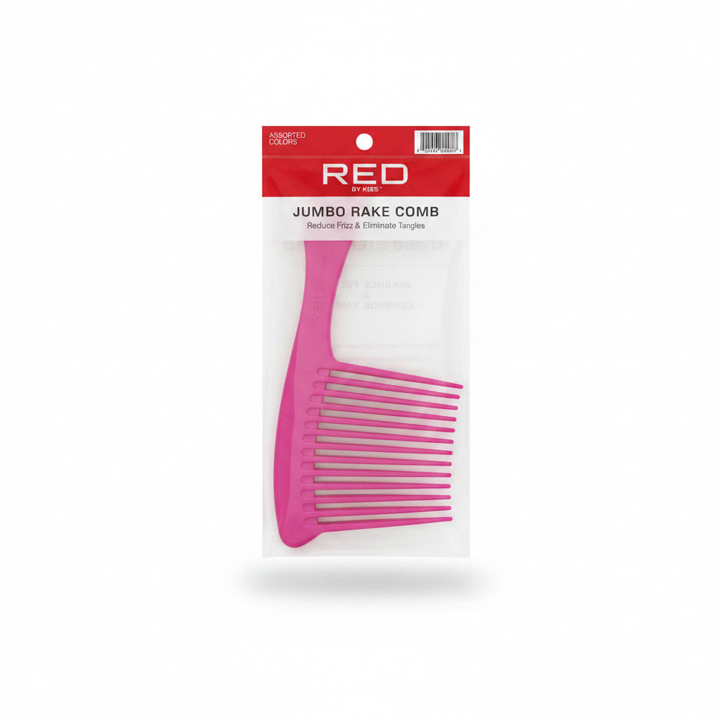 Red jumbo rake comb