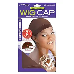 Magic Collection Deluxe Wig Cap (Dark Brown)