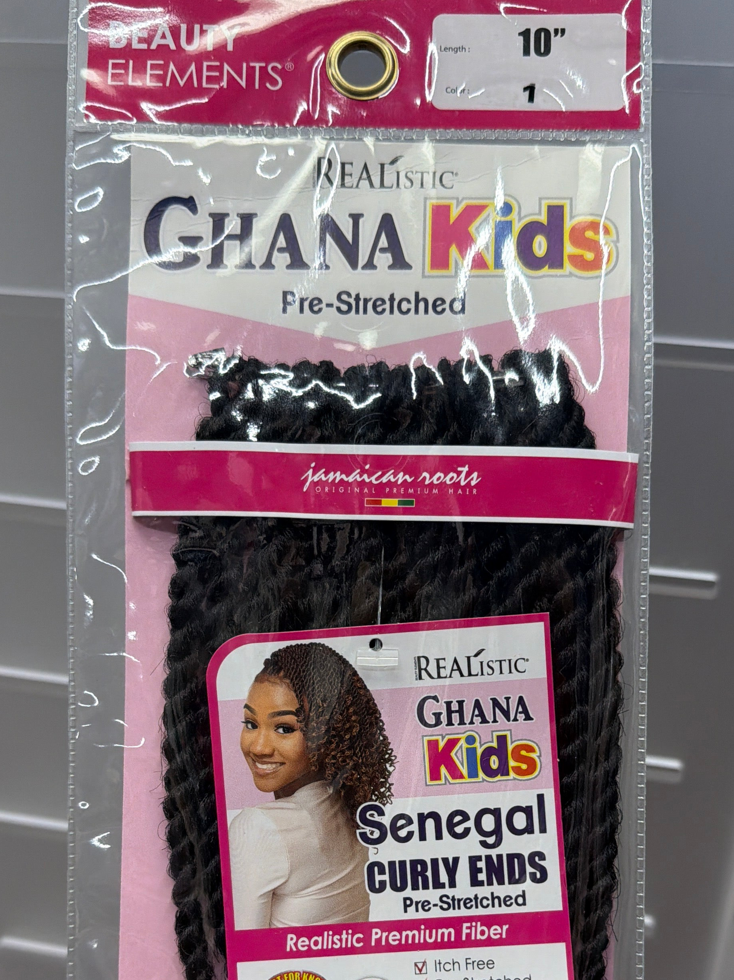 BEAUTY ELEMENTS GHANA KIDS SENEGAL CURLY ENDS 10" - 1