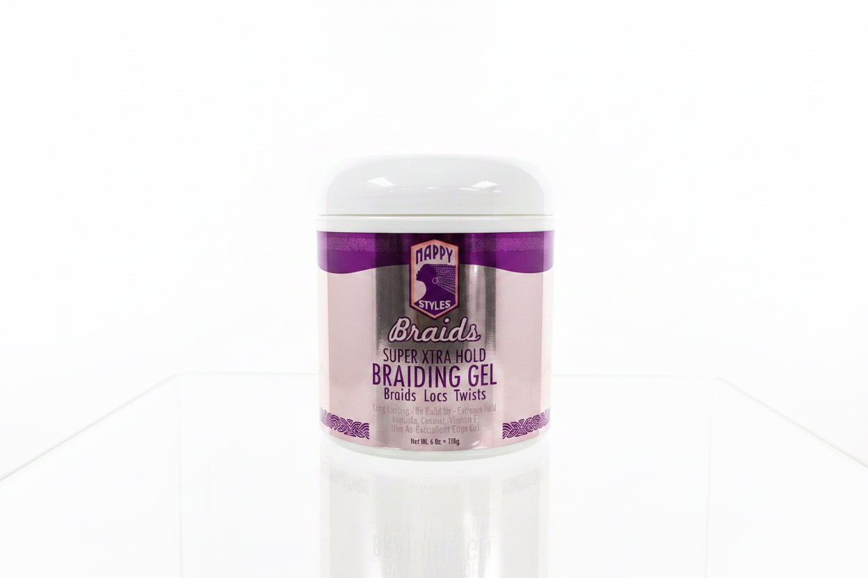 NAPPY STYLES SUPER XTRA HOLD BRAIDING GEL 6OZ