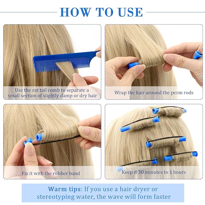 Magic Collection 6/16" Cold Wave Rods (12Pcs)