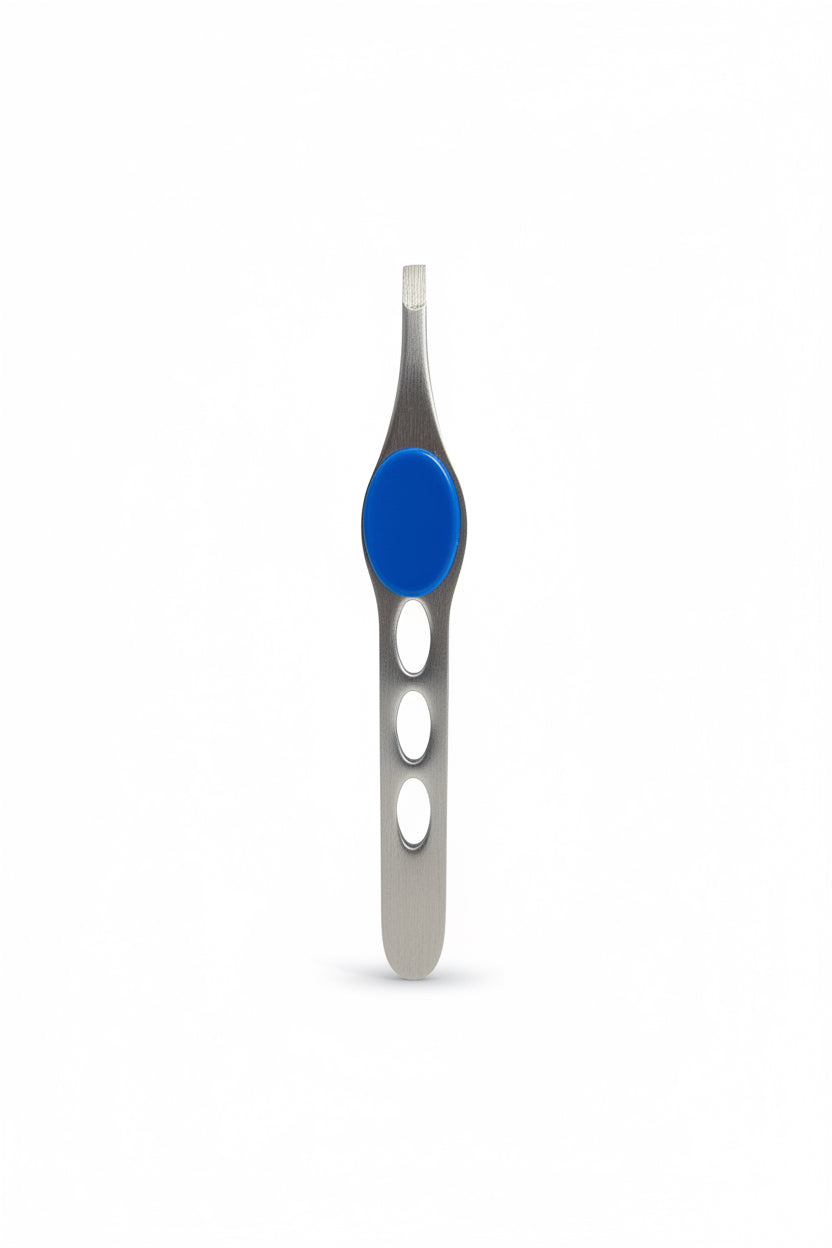 DW Straight Tip Tweezer Rubber Grip