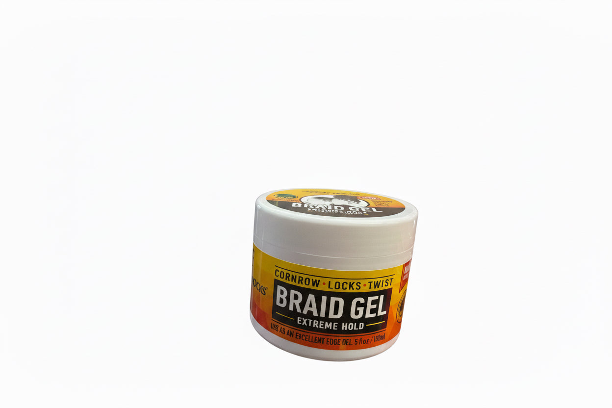 ALL DAY LOCKS BRAID GEL 5OZ - (WHITE)