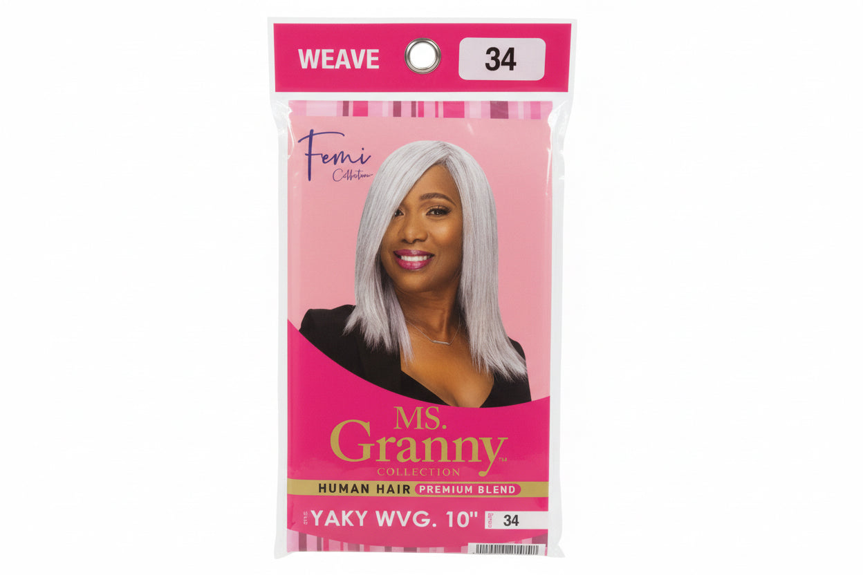 Ms. Granny HH Yaky Wve 10” #34