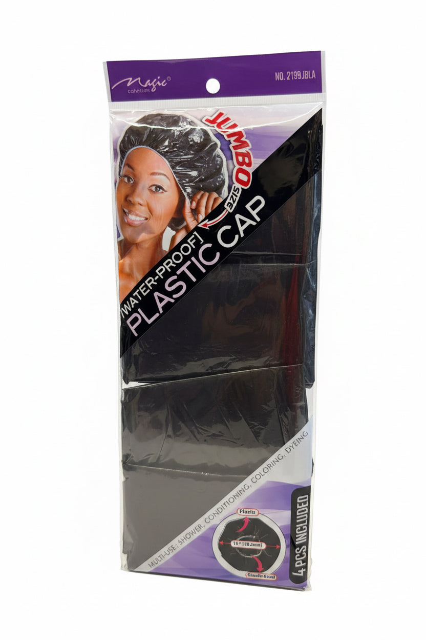 Magic WaterProof Plastic caps (j) Blk