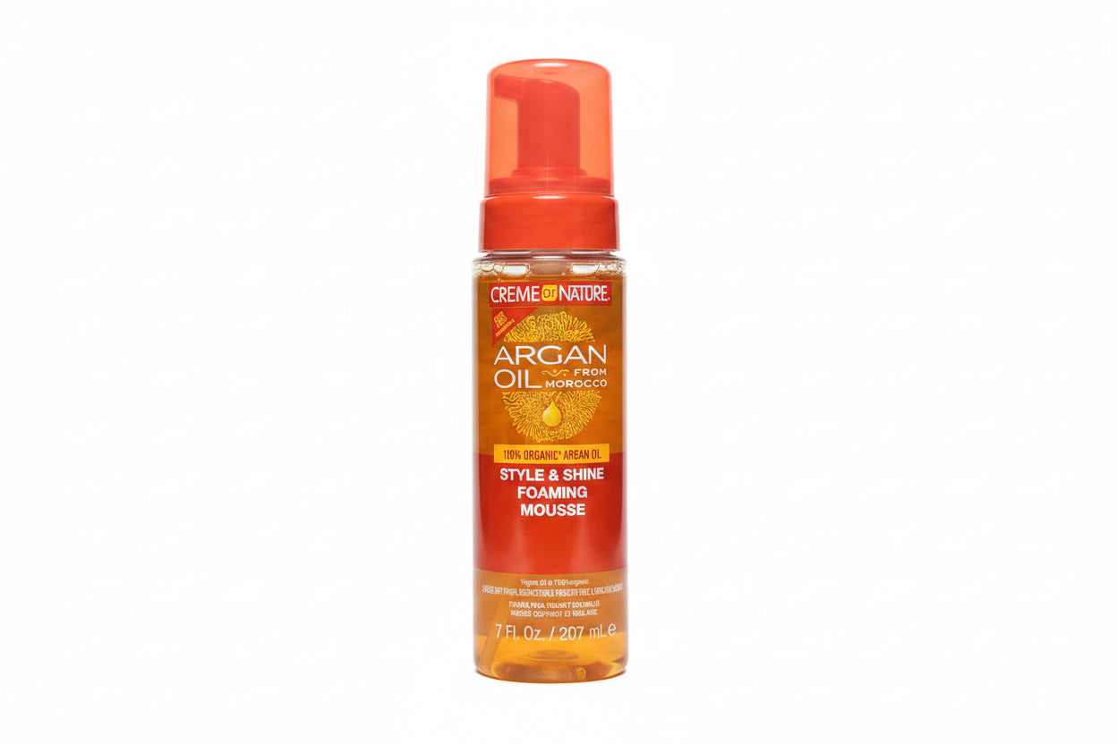 CREME OF NATURE W/ ARGAN OIL FOAMING MOUSSE 7OZ