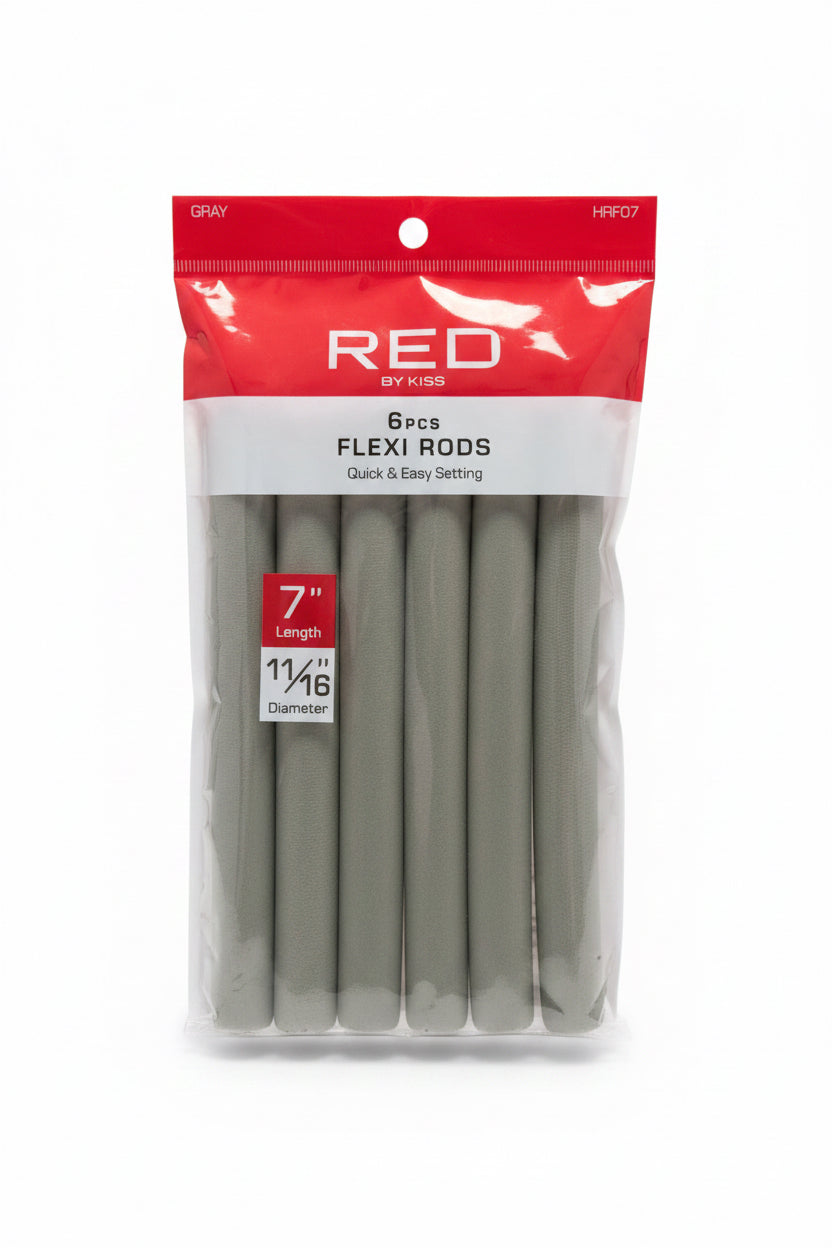 Red Flexi Rods 6 pcs 7” 11/16