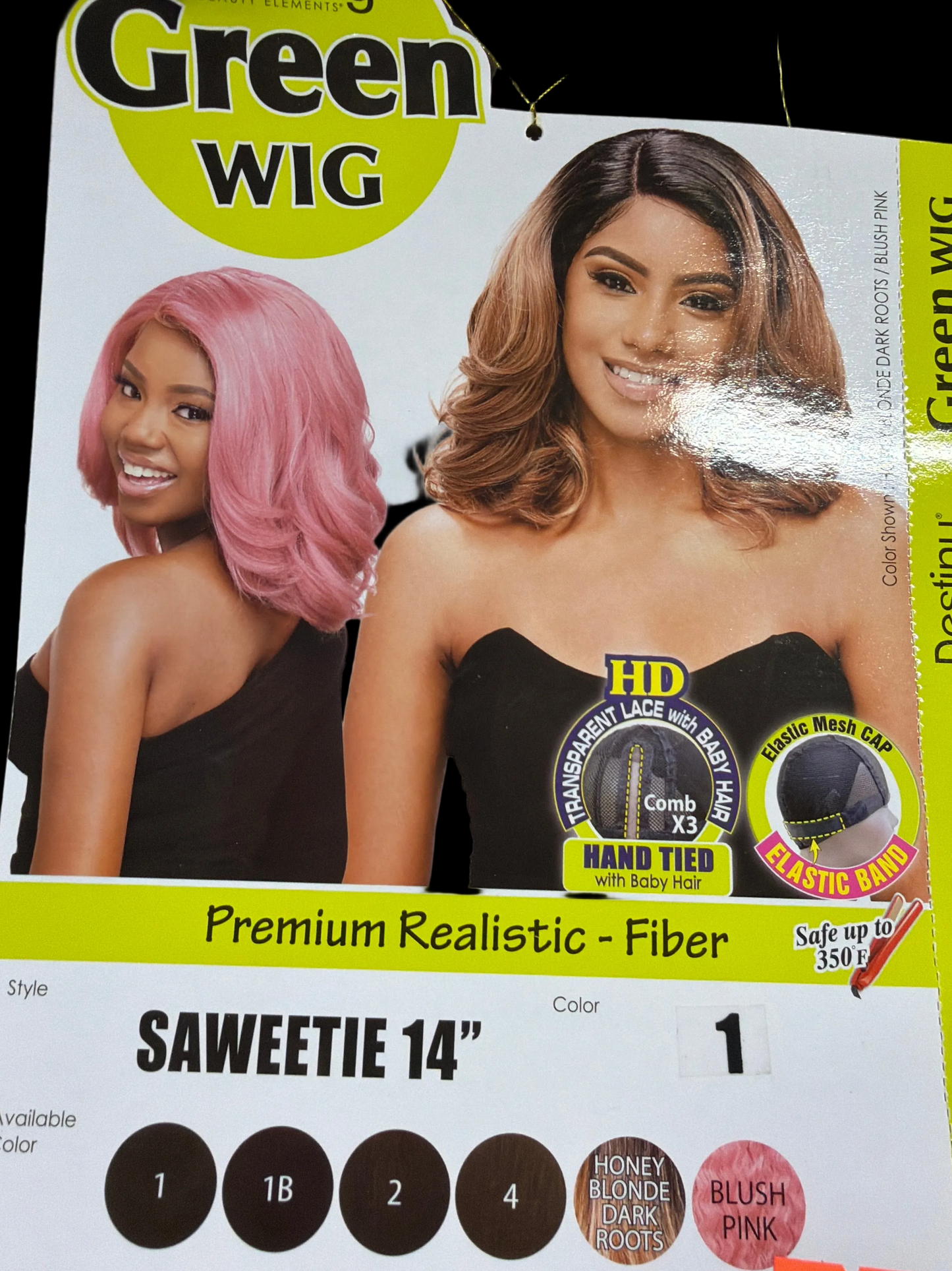 Destiny transparent lace wig - saweetie 14in -1 14in - 1