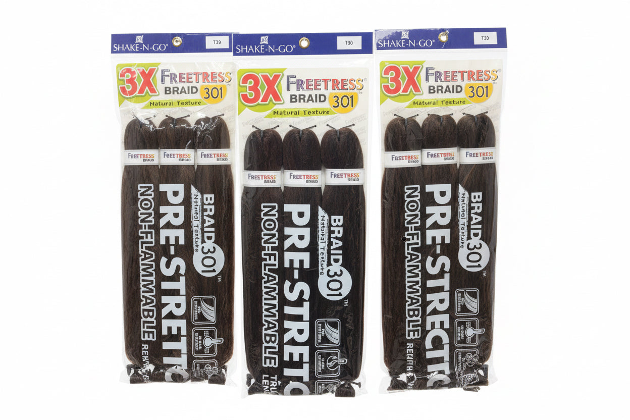 FREETRESS BRAID 301 3X PRE-STRETCHED 56" - T30