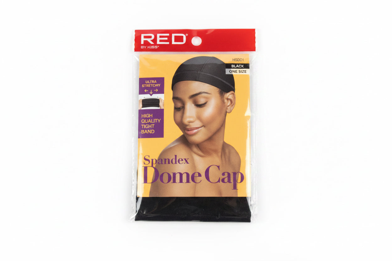 Red spandex dome cap #HSD01