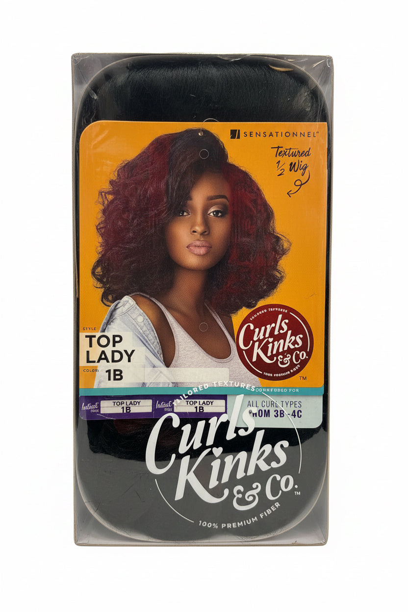 Top Lady 1/2 Wig #1b