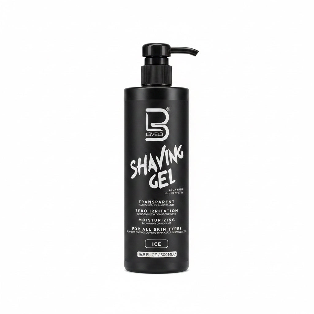 LEVEL 3 SHAVING GEL TRANSPARENT: ICE