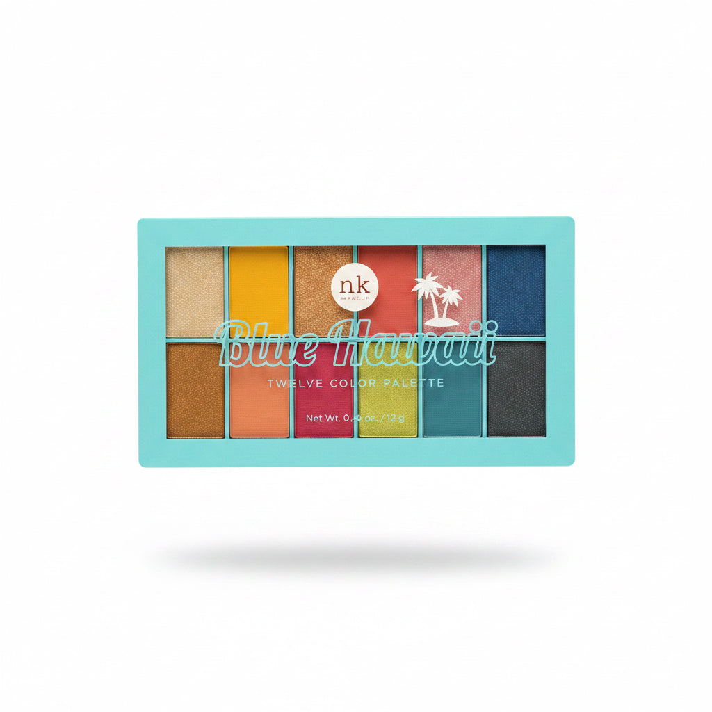 NK MAKEUP BLUE HAWAII 12 COLOR PALETTE