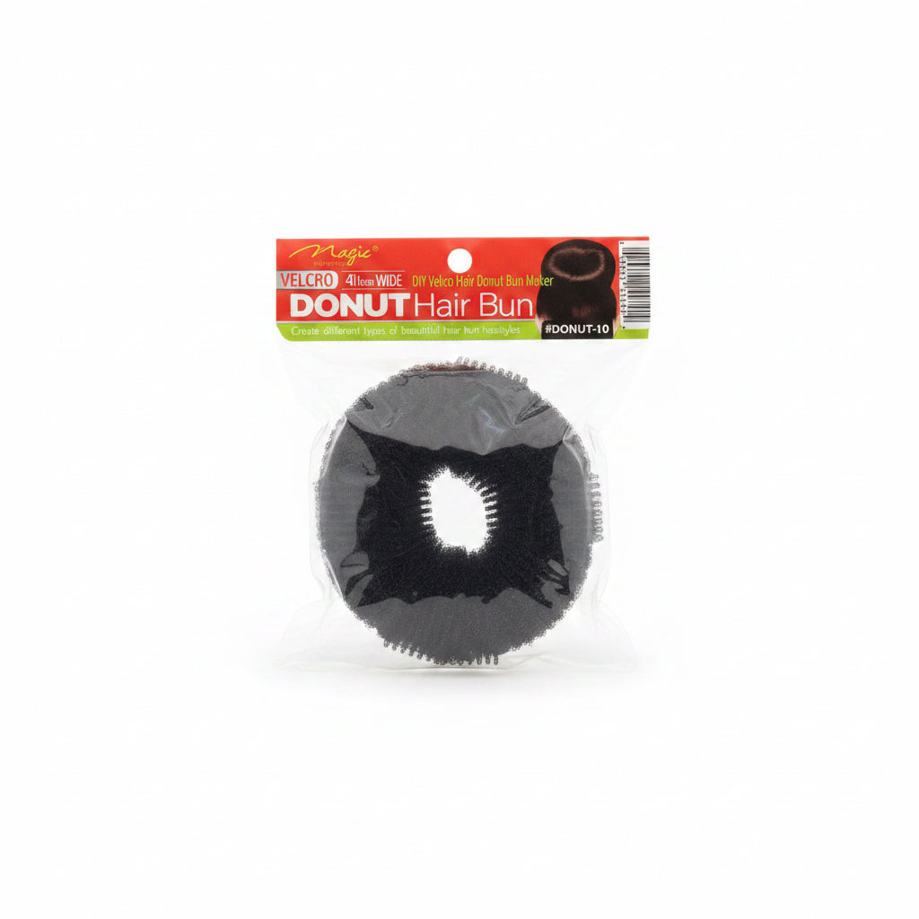 MAGIC COLLECTION VELCRO DONUT HAIR BUN 4" (10CM)