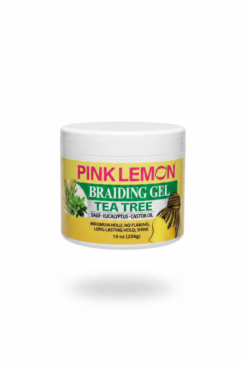 Pink Lemon Braiding Gel Tea Tree