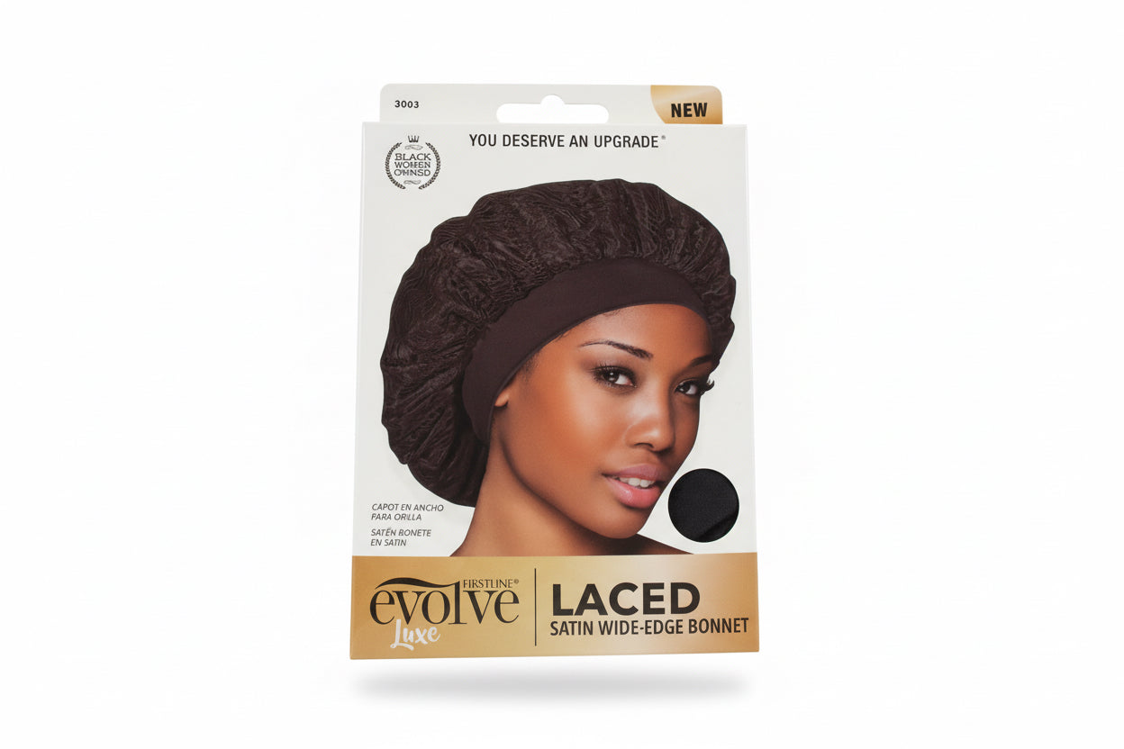 E Luxe Laced Satin W/E Bonnet