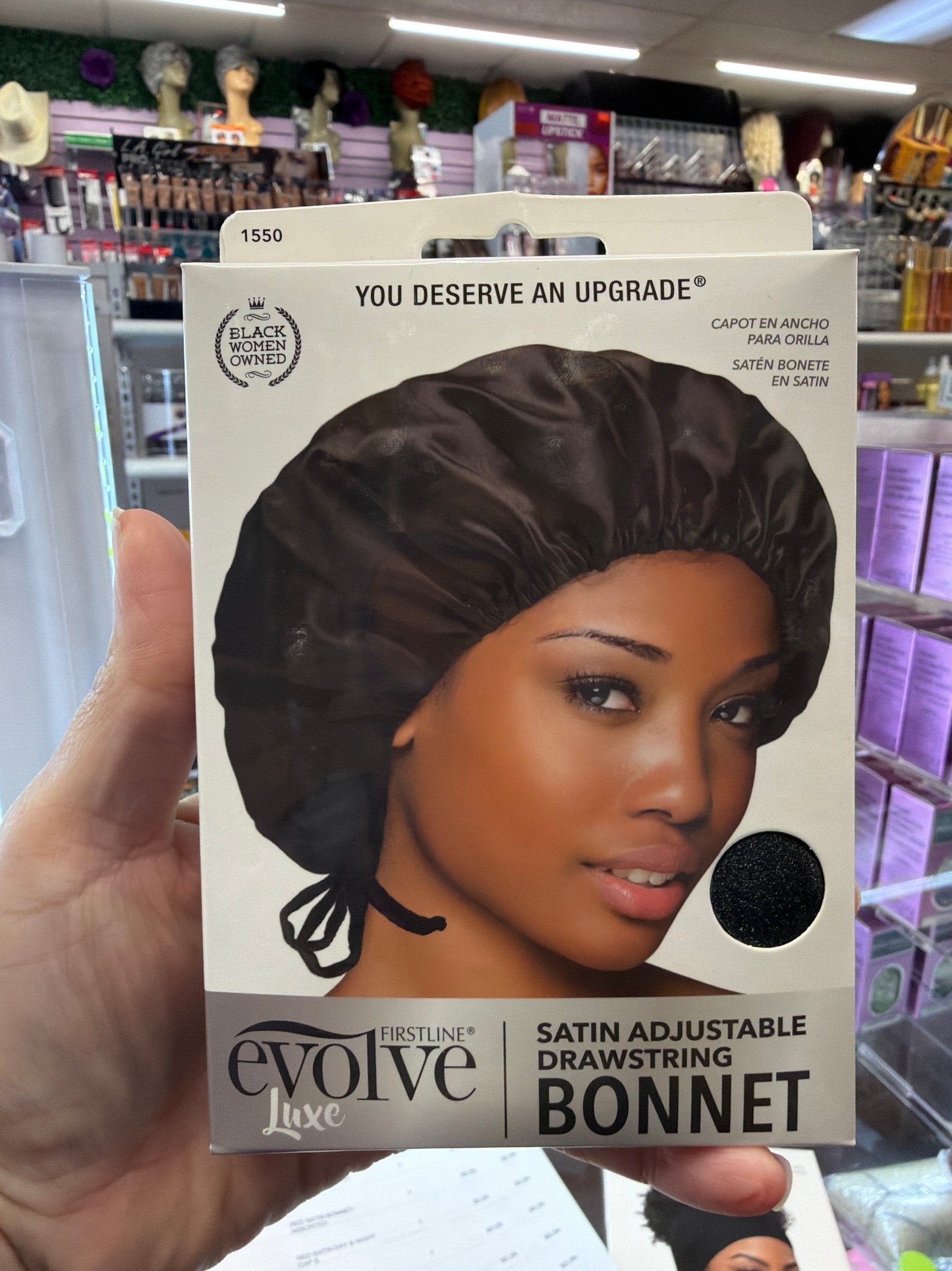 Satin Adjust Bonnett