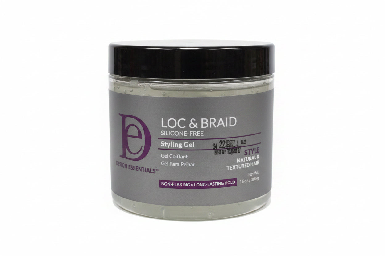 DESIGN ESSENTIALS LOC & BRAID  STYLING GEL