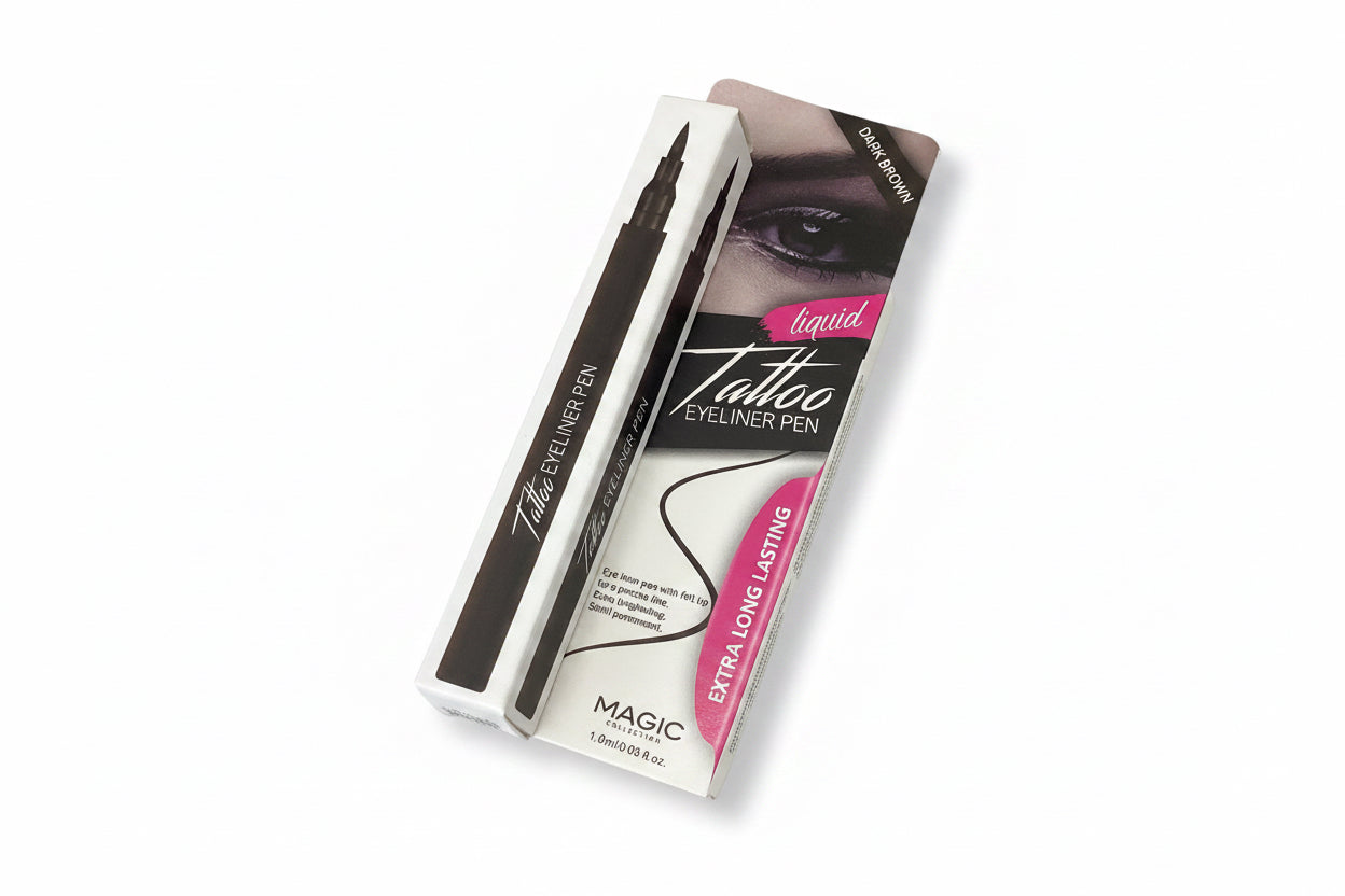 Magic liquid tattoo eyeliner pen- dark brown