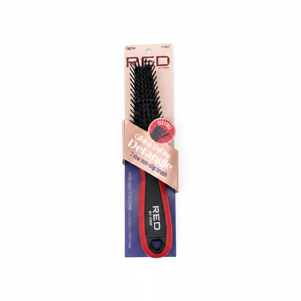 Red EZ glide detangling brush