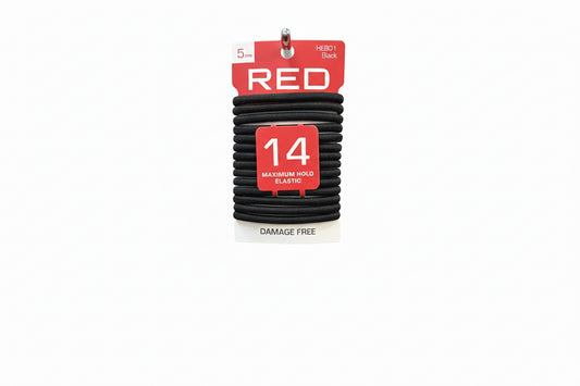 RED Elastic Band 14ct Blk