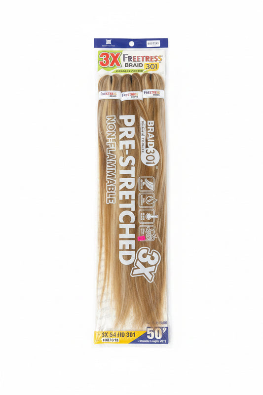 FREETRESS BRAID 301 3X PRE-STRETCHED 56" - CB27613