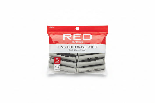 Red short 12pcs cold wave rods