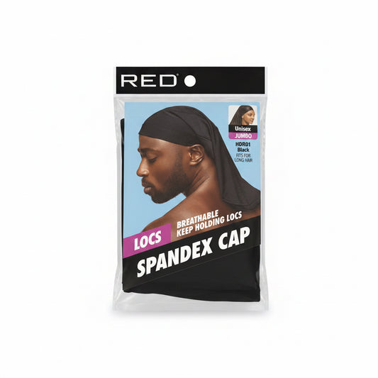 Red jumbo spandex cap