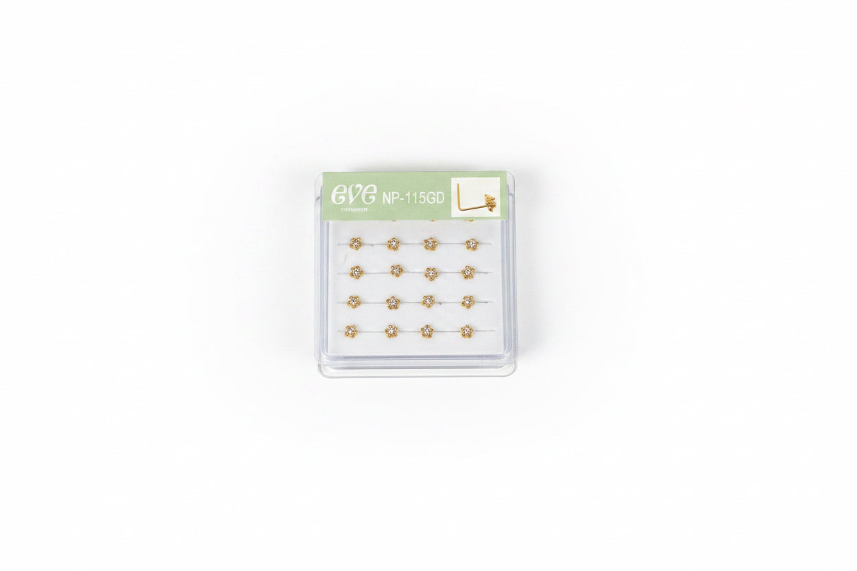 Eve collection flower nose ring(Gold)