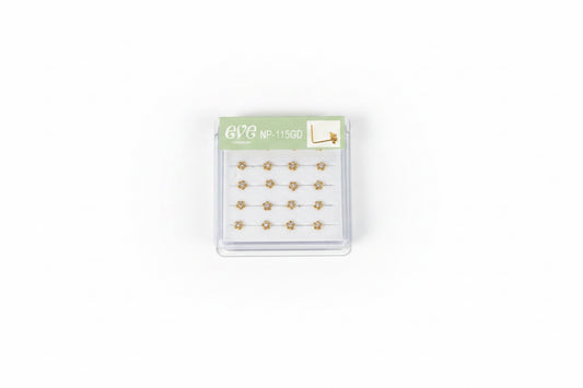 Eve collection flower nose ring(Gold)