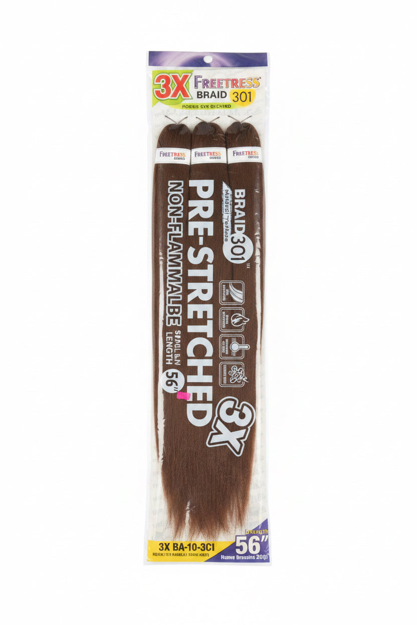 FREETRESS BRAID 301 3X PRE-STRETCHED 56" - 30