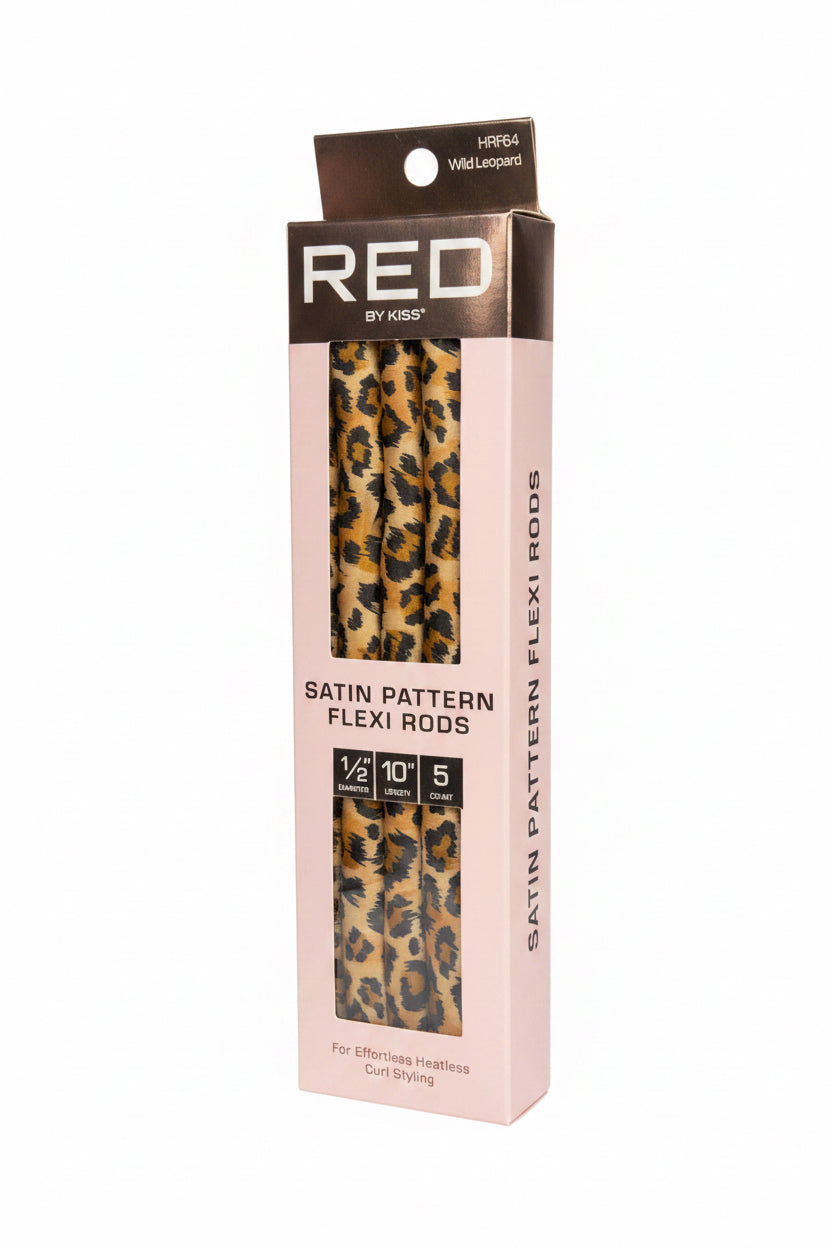 RED Satin Flexi Rods 5pcs 10” 1/2