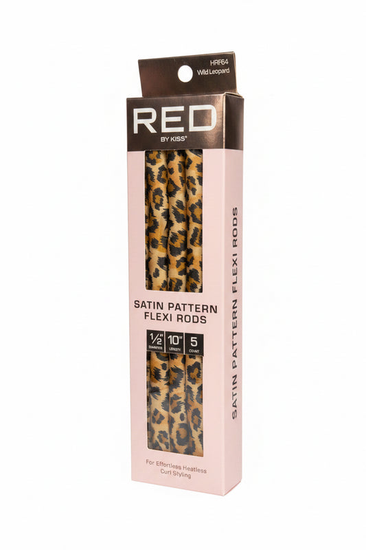 RED Satin Flexi Rods 5pcs 10” 1/2