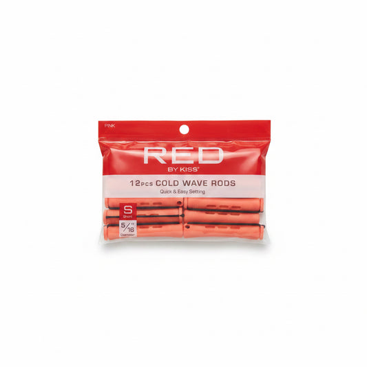 Red short 12pcs cold wave rods