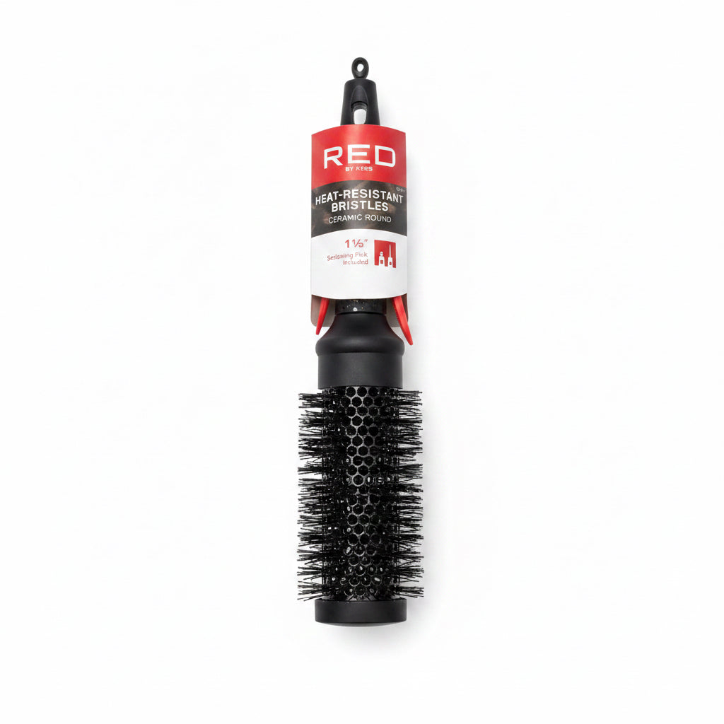 Red thermal brush 1 1/2 inch
