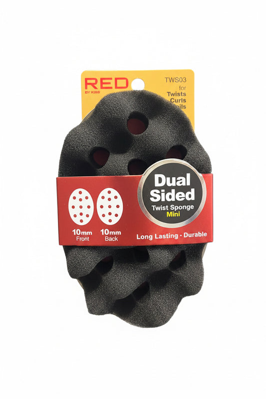 RED Mini Curved Dual Sided Twist Sponge