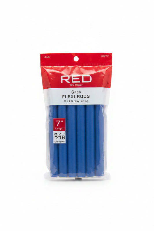 Red Flexi Rods 6 pcs 7” 9/16