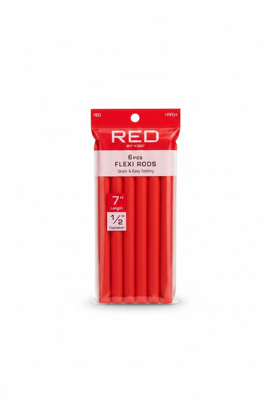 Red Flexi Rods 6 pcs 7” 1/2