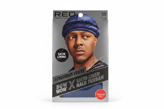Bow Wow Satin Turban (Blue)