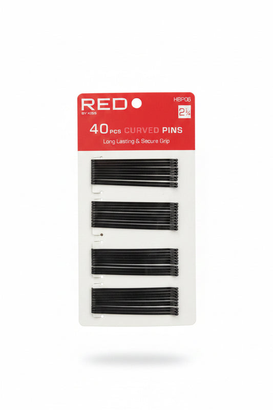 RED CURVED PINS 40 pcs 2&3/4”