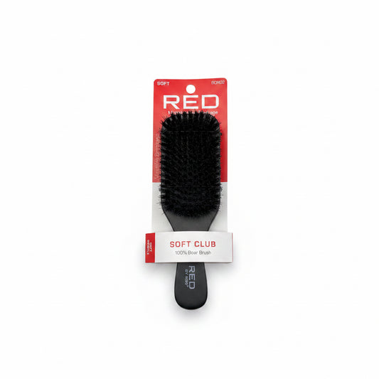 Red soft club brush