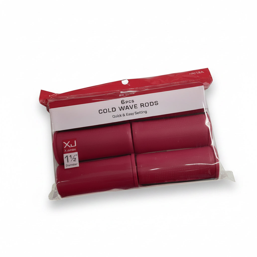 Red XJ cold wave rods (1 1/2”) red