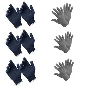 Winter Collection Cotton Gloves (Assorted Colors)