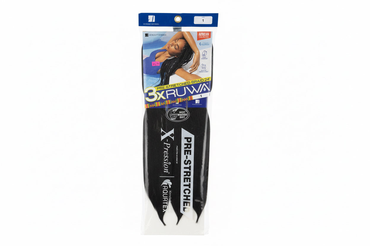 SENSATIONNEL X-PRESSION 3X PRE STRETCHED RUWA 24" - 1
