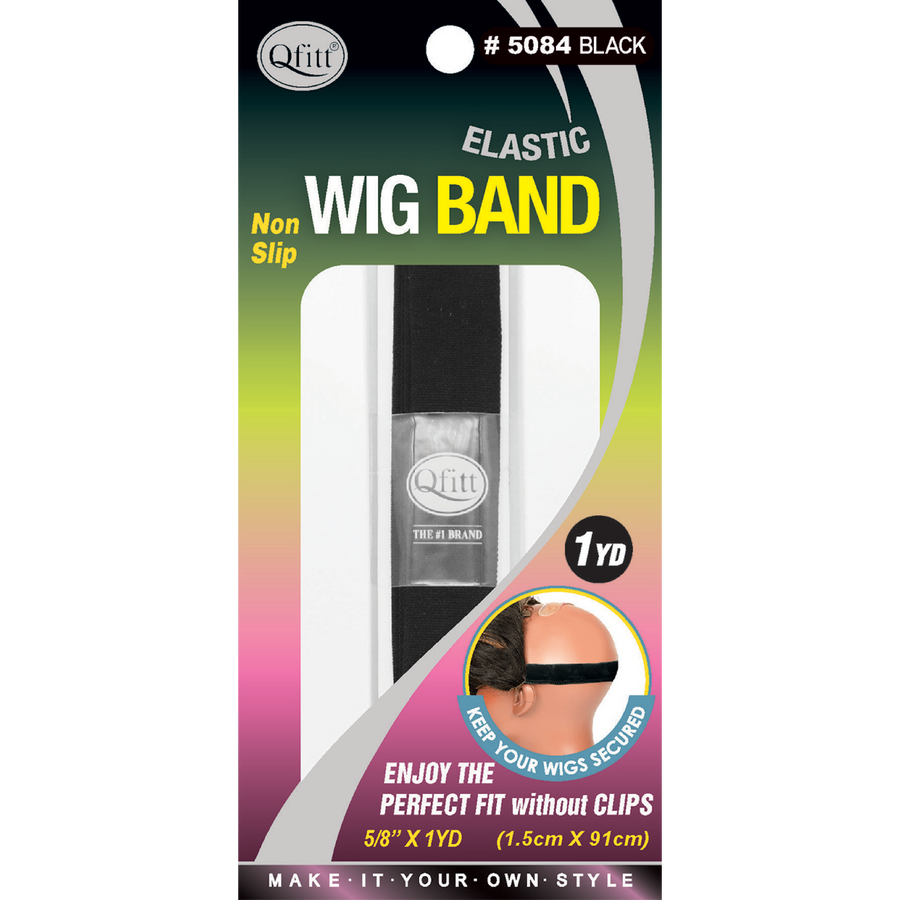 Qtfitt Elastic Wig Band 1Yd (Beige)