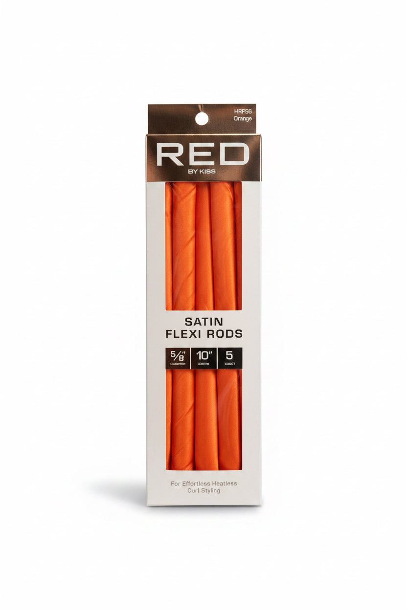 RED Satin Flexi Rods 5pcs 10” 5/8